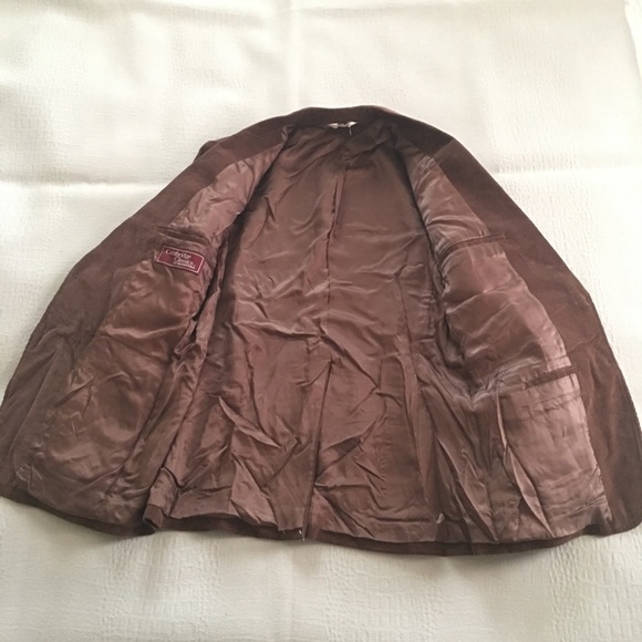 Japan Vtg MERVYN'S Cambridge Classics Suit Coat Jacket Blazer Men’s 38R Corduroy - Picture 9 of 16